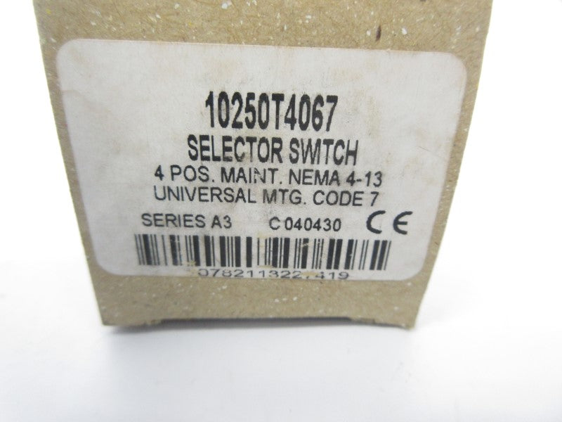 CUTLER HAMMER 10250T4067 SER. A3 NSMP