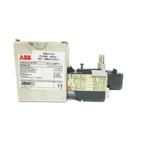 ABB TA75DU-25 1SAZ321201R1001 690V 18-25A NSMP
