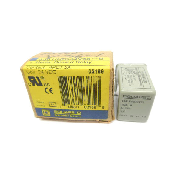 SQUARE D 8501RSD34V53 SER. B 24VDC NSMP