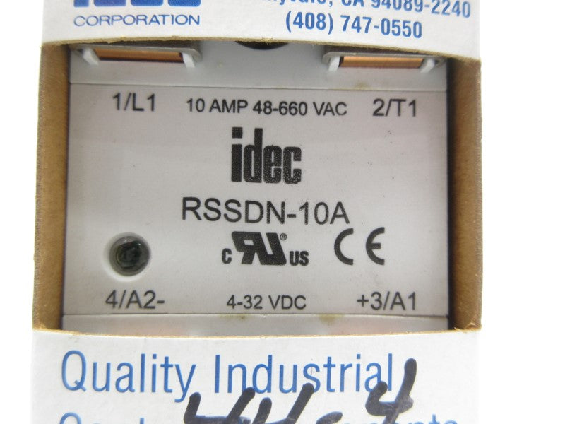 IDEC RSSDN-10A 48-660VAC 10A NSMP