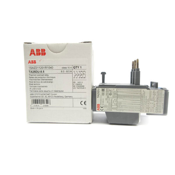 ABB TA25DU-8.5 1SAZ211201R1040 690V 6.0-8.5A NSMP
