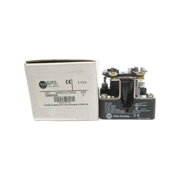 ALLEN BRADLEY 700-HG47A24 SER. B 24VAC 40A (WH) NSMP