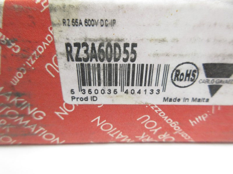 CARLO GAVAZZI RZ3A60D55 600VAC 55A NSMP