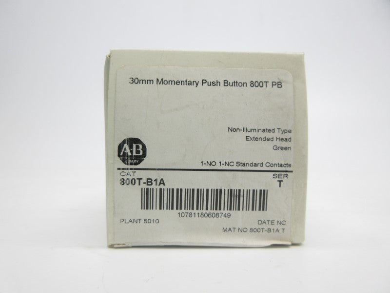 ALLEN BRADLEY 800T-B1A SER. T (WH) NSFS