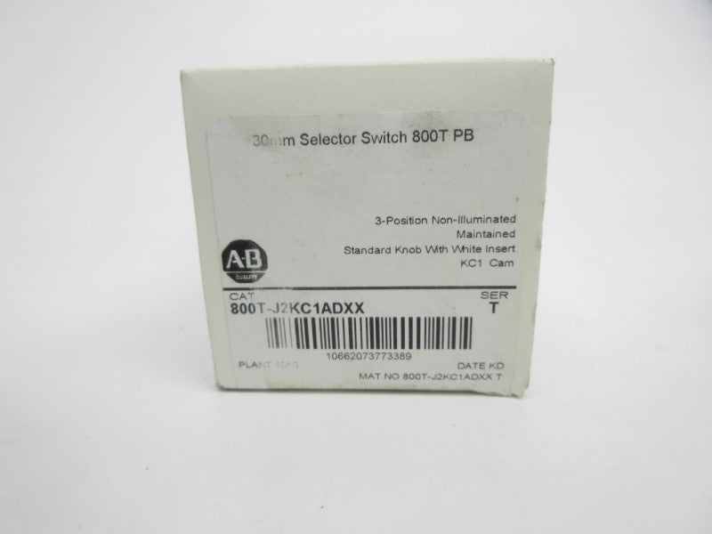 ALLEN BRADLEY 800T-J2KC1ADXX SER. T (WH) NSMP