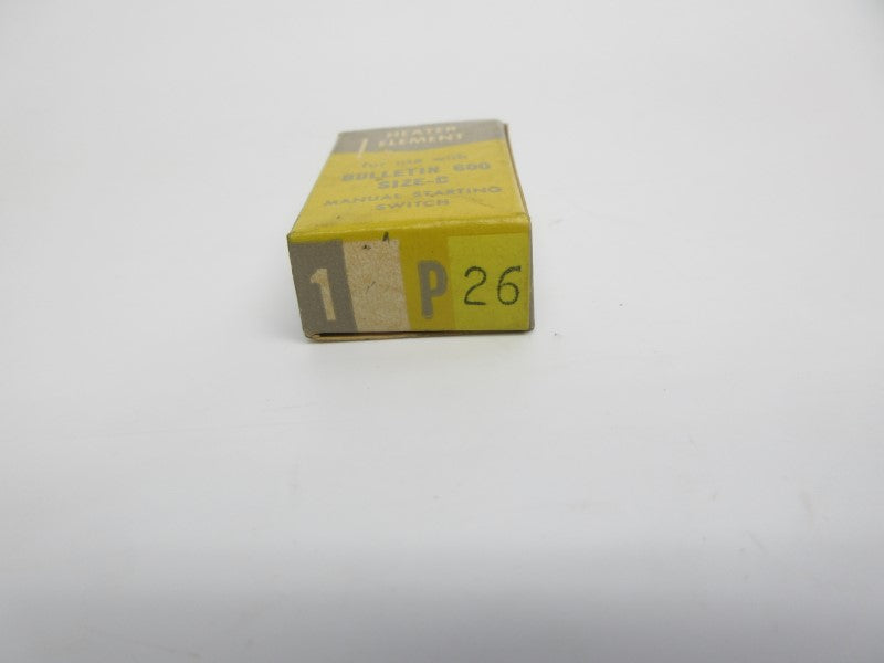 ALLEN BRADLEY P26 (YL) NSMP