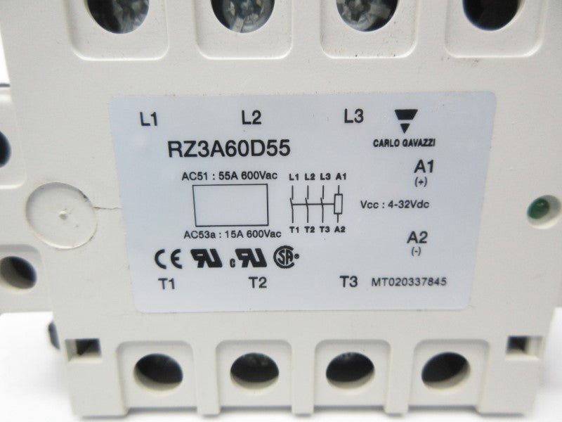 CARLO GAVAZZI RZ3A60D55 600VAC 55A NSNP