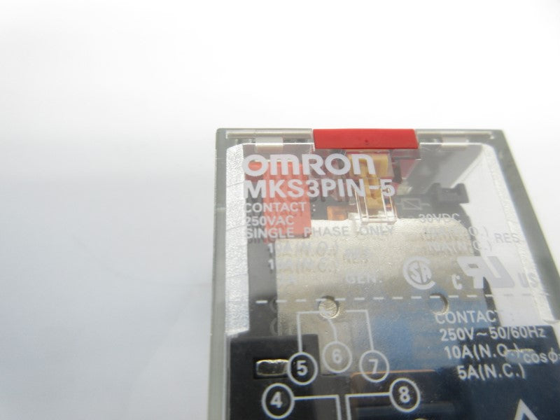OMRON MKS3PIN-5 250VAC 10A NSNP