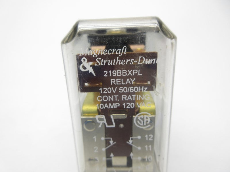 STRUTHERS DUNN 219BBXPL 120VAC 10A NSNP