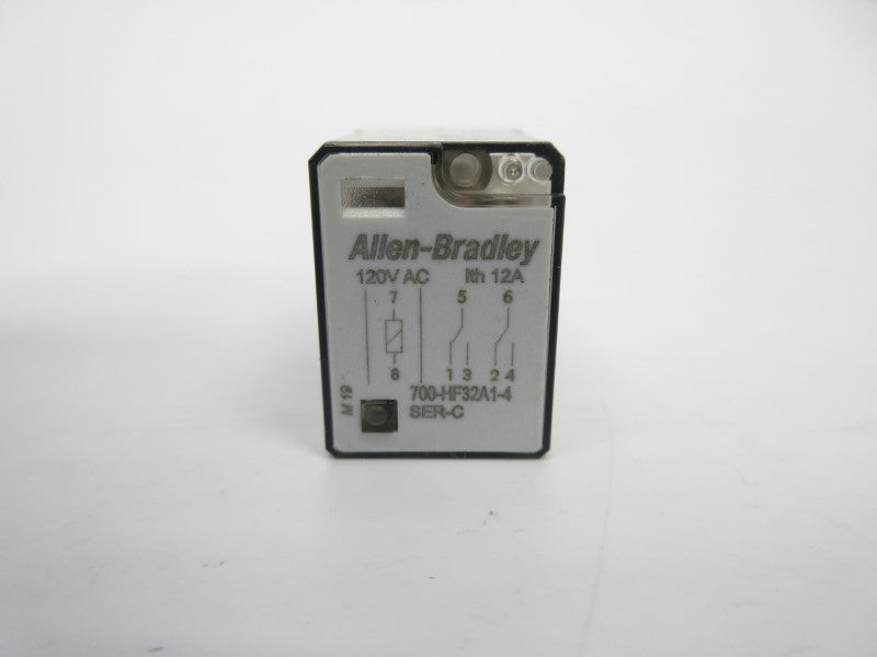 ALLEN BRADLEY 700-HF32A1-4 SER. C 120VAC 12A NSNP