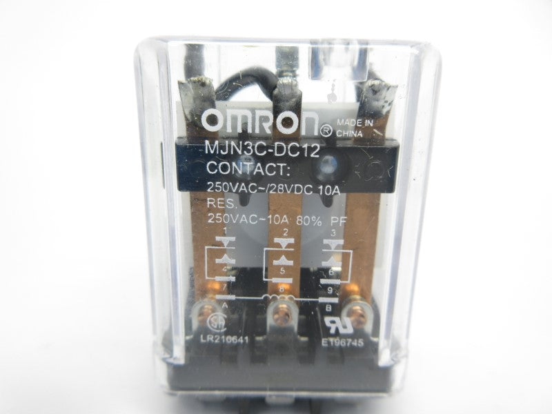 OMRON MJN3C-DC12 28VDC 10A NSNP