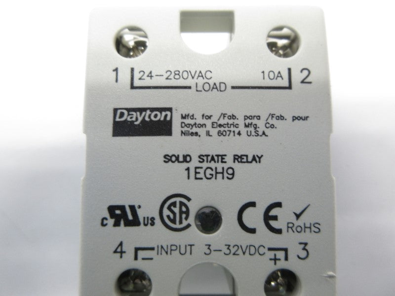 DAYTON 1EGH9 3-32VDC 10A NSNP