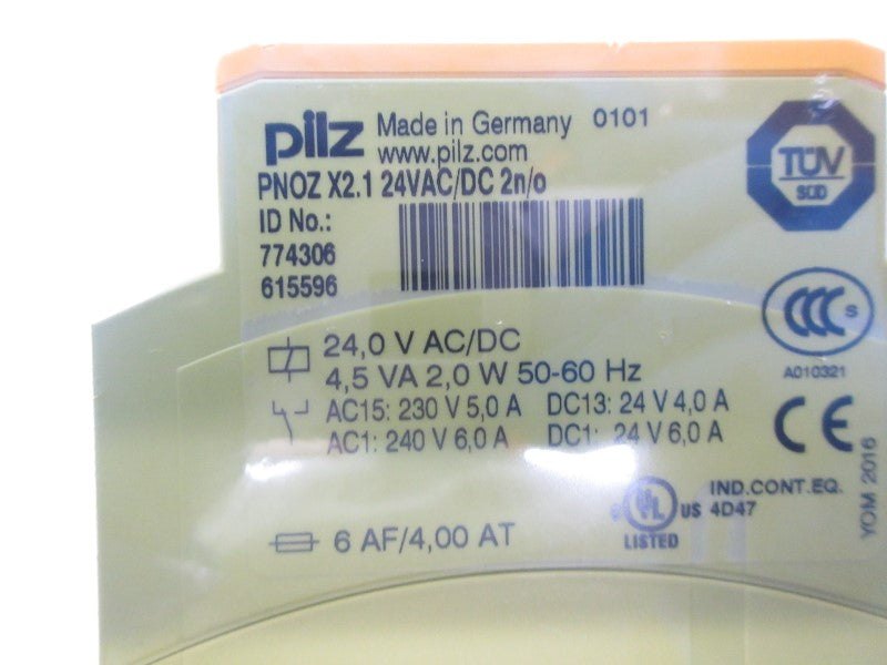 PILZ PNOZX2.124VAC/DC2N/O 774306 24VAC/DC NSMP