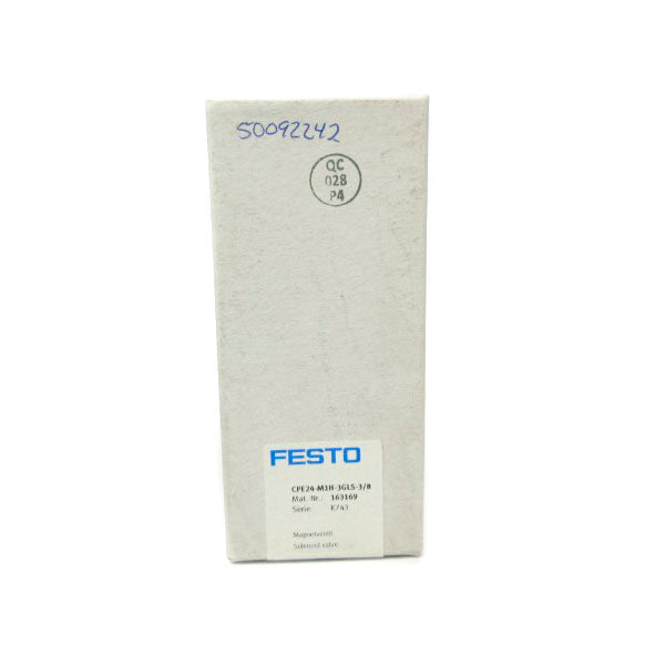 FESTO CPE24-M1H-3GLS-3/8 163169 NSFS