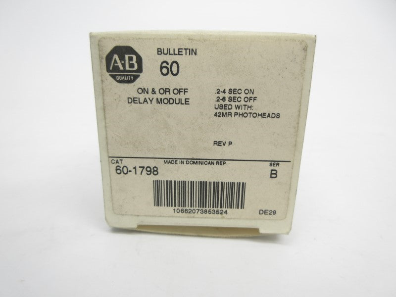 ALLEN BRADLEY 60-1798 SER. B (WH) NSMP