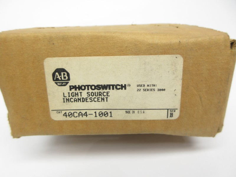 ALLEN BRADLEY 40CA4-1001 SER. B (BR/WH) NSMP