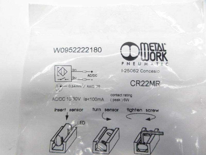 METAL WORK W0952222180 CR22MR 10-30VAC NSMP