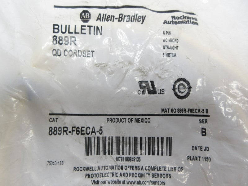 ALLEN BRADLEY 889R-F6ECA-5 SER. B NSMP