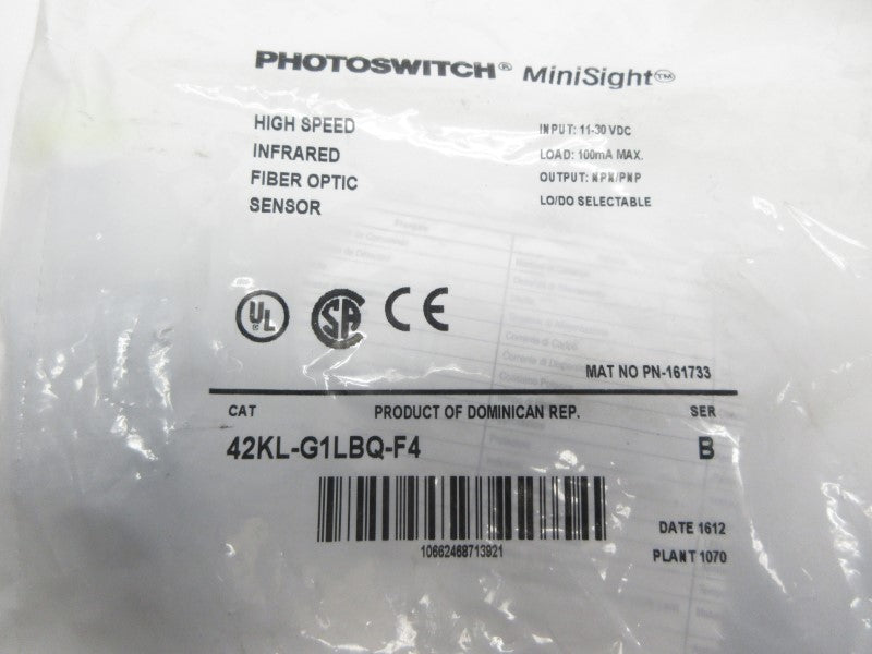 ALLEN BRADLEY 42KL-G1LBQ-F4 SER. B 11-30VDC NSMP
