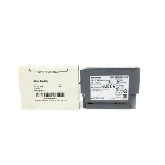 ALLEN BRADLEY 1734-IB8 SER. D F/W 3.022 24VDC NSMP