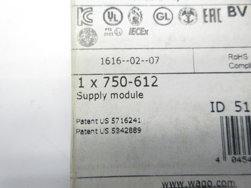 WAGO 750-612 NSFS