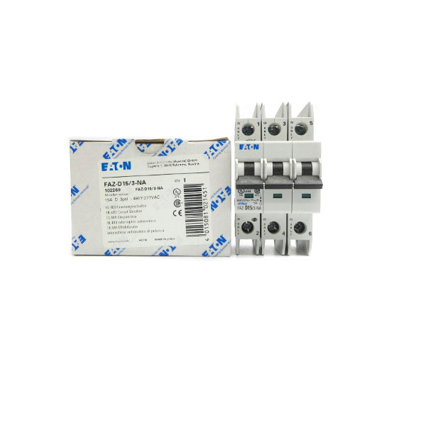 EATON FAZ-D15/3-NA 102269 277VAC 15A NSMP
