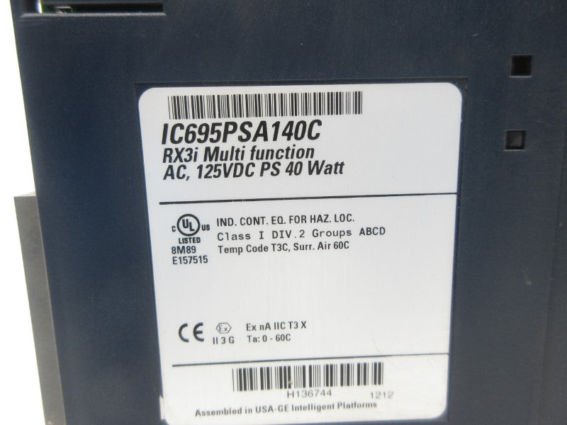 FANUC IC695PSA140C 125VDC NSNP