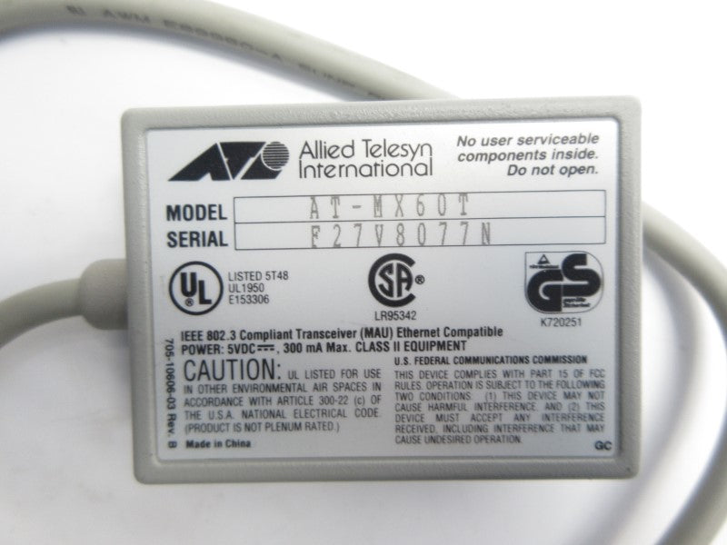 ALLIED TELESYN AT-MX60T 5VDC NSNP