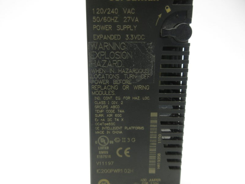 FANUC IC200PWR102H 120/240VAC NSNP