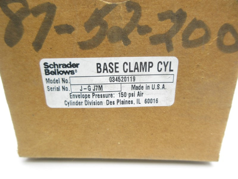 SCHRADER BELLOWS 034520119 150PSI NSMP
