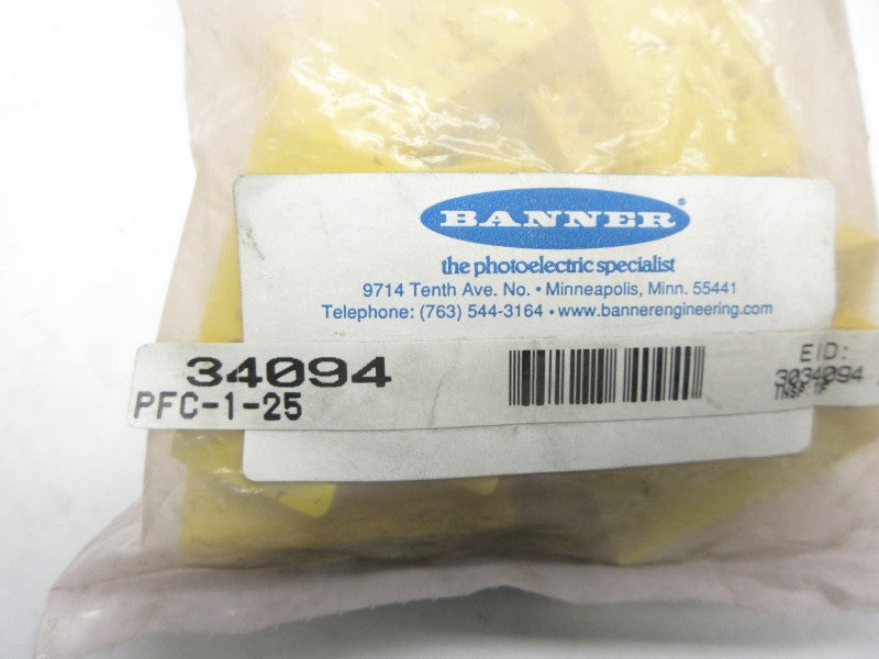 BANNER ENGINEERING PFC-1-25 34094 (PKG OF 25) NSMP