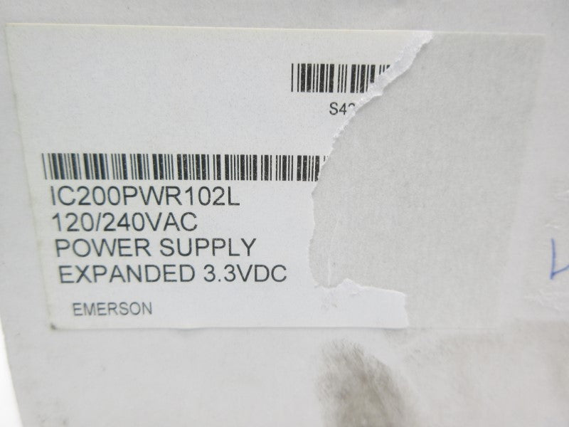 EMERSON IC200PWR102L 120/240VAC NSMP