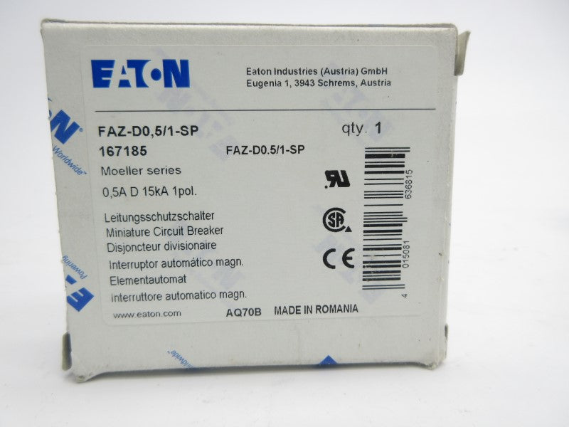 EATON FAZ-D0,5/1-SP 277VAC 0.5A NSMP