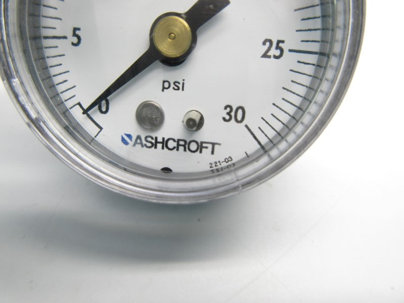ASHCROFT 221-03 0-30PSI NSNP