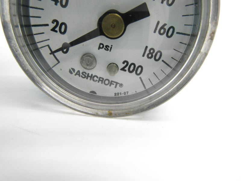 ASHCROFT 221-07 0-200PSI NSNP