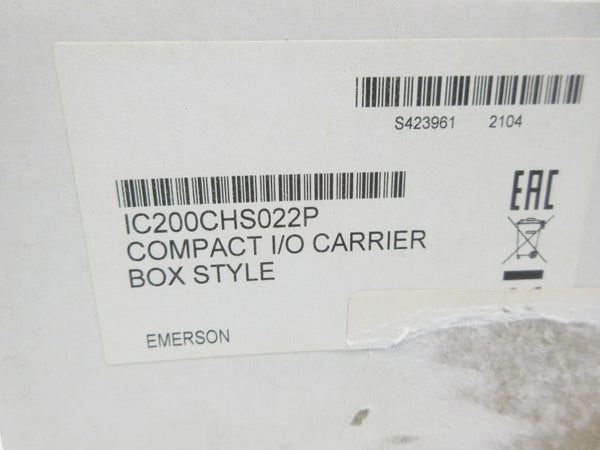 EMERSON IC200CHS022P NSFS