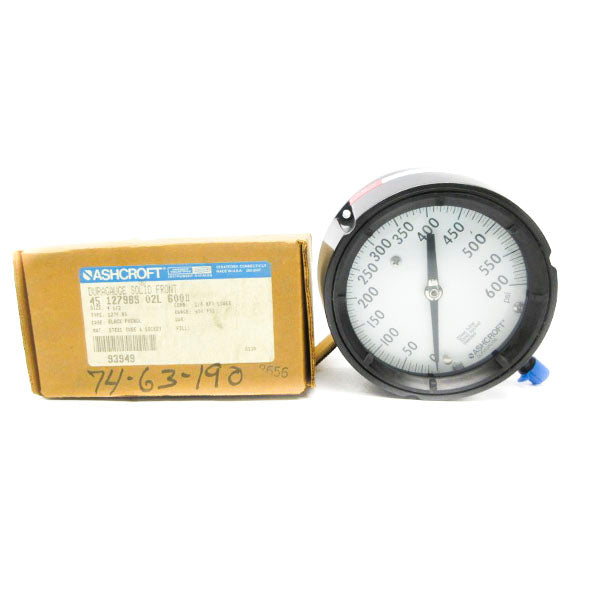 ASHCROFT 451279BS02L600# 600PSI 4-1/2" NSMP