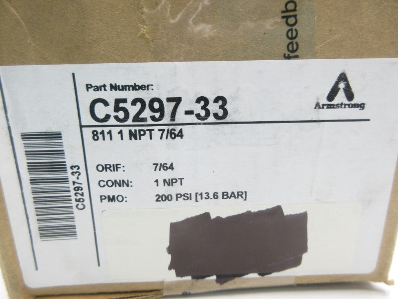 ARMSTRONG C5297-33 811 200PSI NSMP