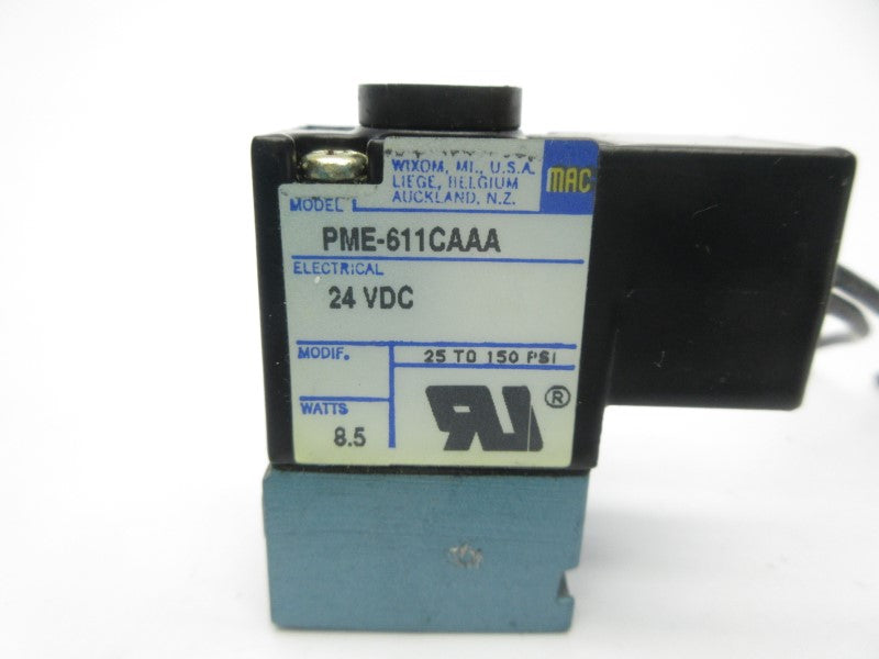 MAC PME-611CAAA 24VDC 25-150PSI UNMP