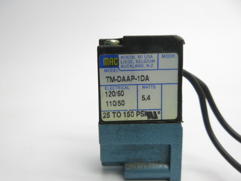 MAC TM-DAAP-1DA 110/120V 25-150PSI UNMP