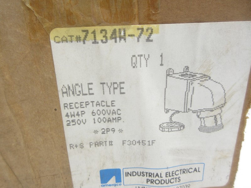 AMERACE 7134W-72 600VAC 100A NSMP