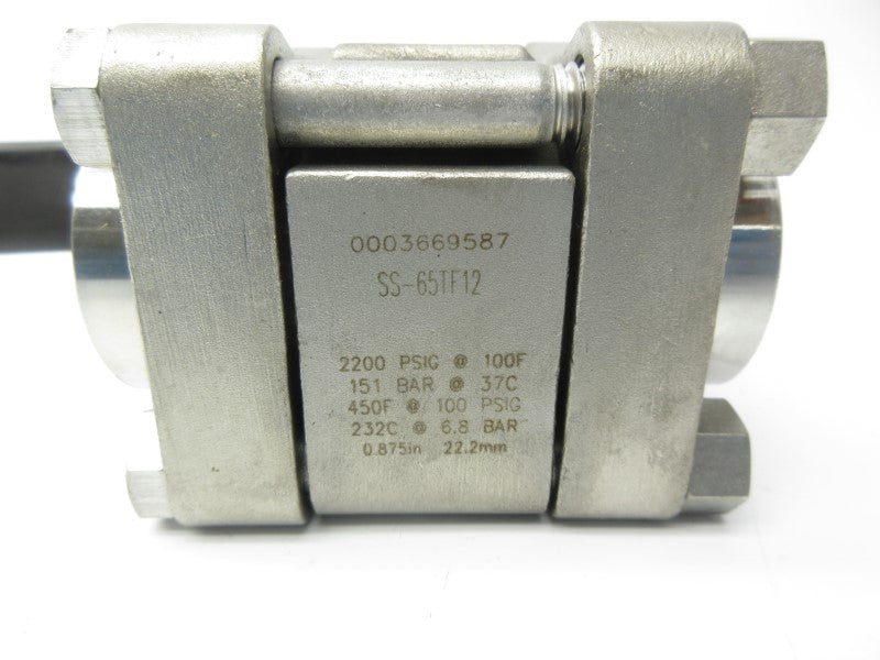 SWAGELOK SS-65TF12 2200PSI NSNP