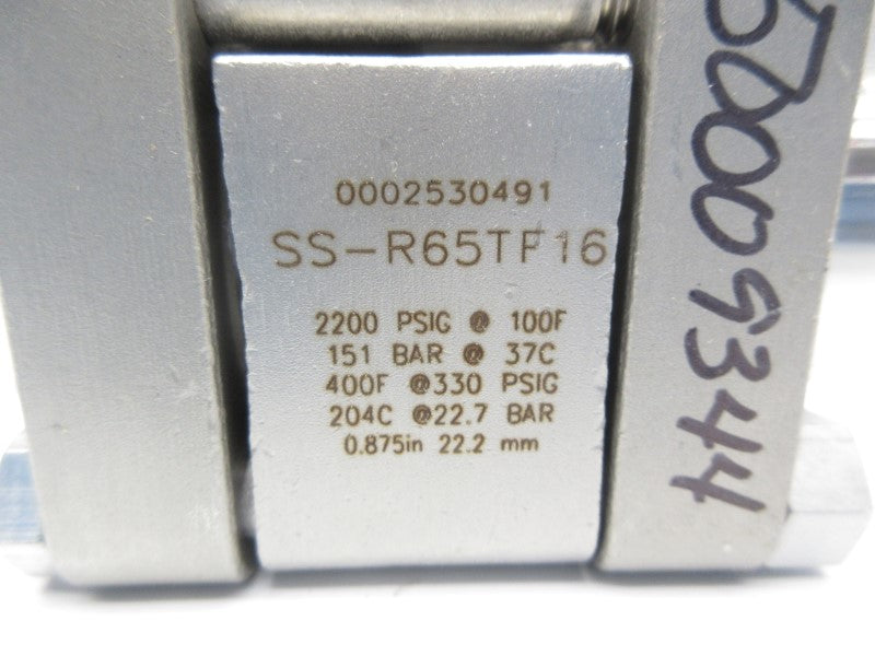 SWAGELOK SS-R65TF16 2200PSI NSNP