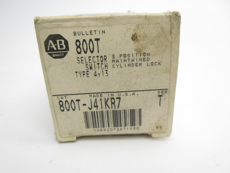 ALLEN BRADLEY 800T-J41KR7 SER. T (GY/BL) NSMP