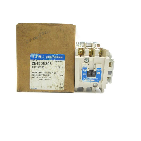 CUTLER HAMMER CN15DN3CB SER. B1 440/480V 27A NSMP