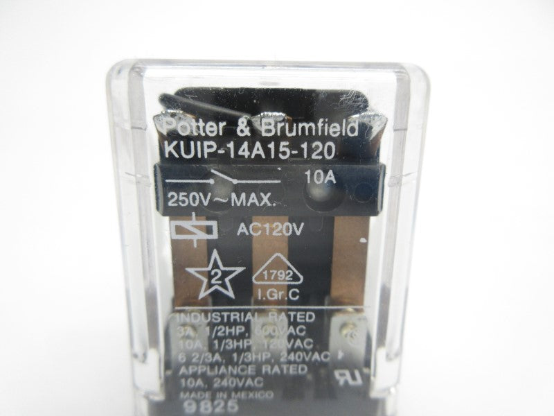 POTTER & BRUMFIELD KUIP-14A15-120 120VAC 10A NSNP