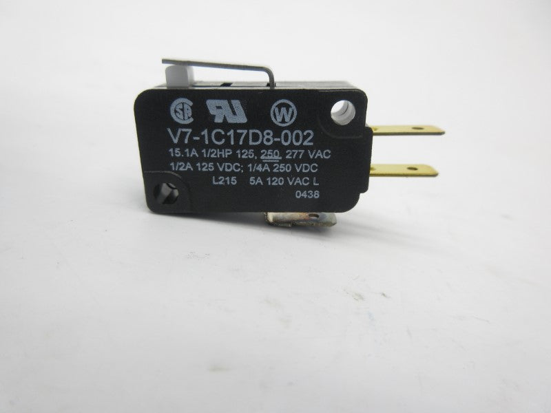 MICRO SWITCH V7-1C17D8-002 277VAC 15.1A NSNP