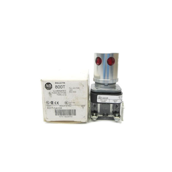 ALLEN BRADLEY 800T-QA10R SER. T 120VAC (WH) NSMP