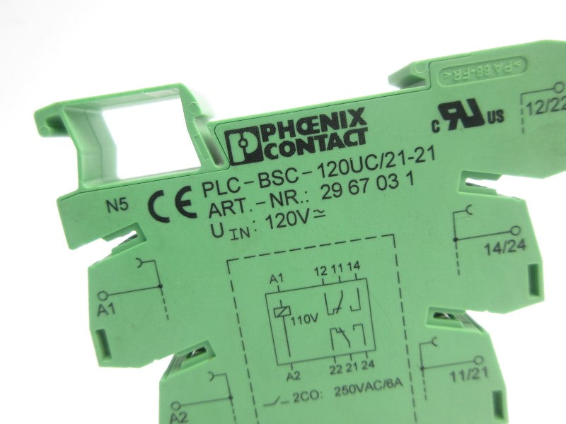 PHOENIX CONTACT PLC-BSC-120UC/21-21 2967031 120V NSNP