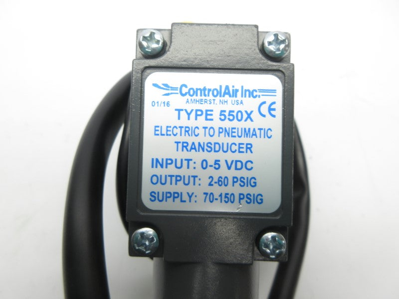 CONTROLAIR 550X 0-5VDC 70-150PSI NSNP